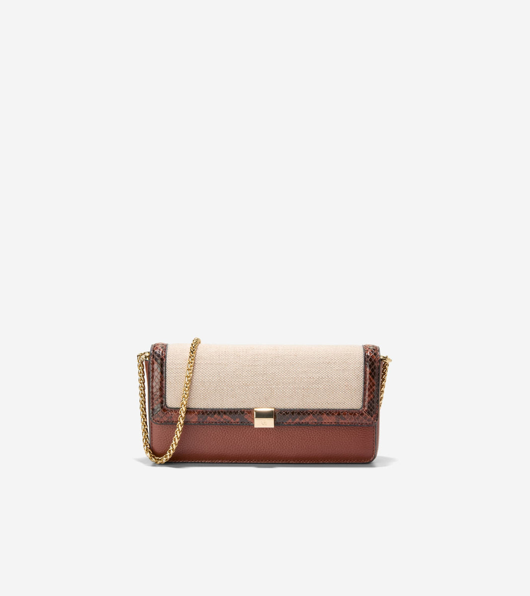 U07904:NATURAL CANVAS / DARK CUOIO / BROWN SNAKE / BLACK:0000