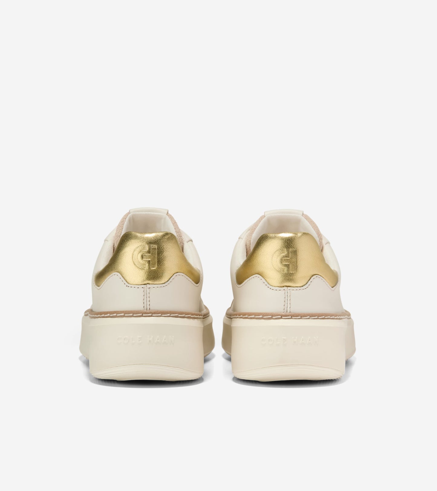 W33827:IVORY LTR/CH LT SESAME SDE/DK GOLD METALLIC LTR