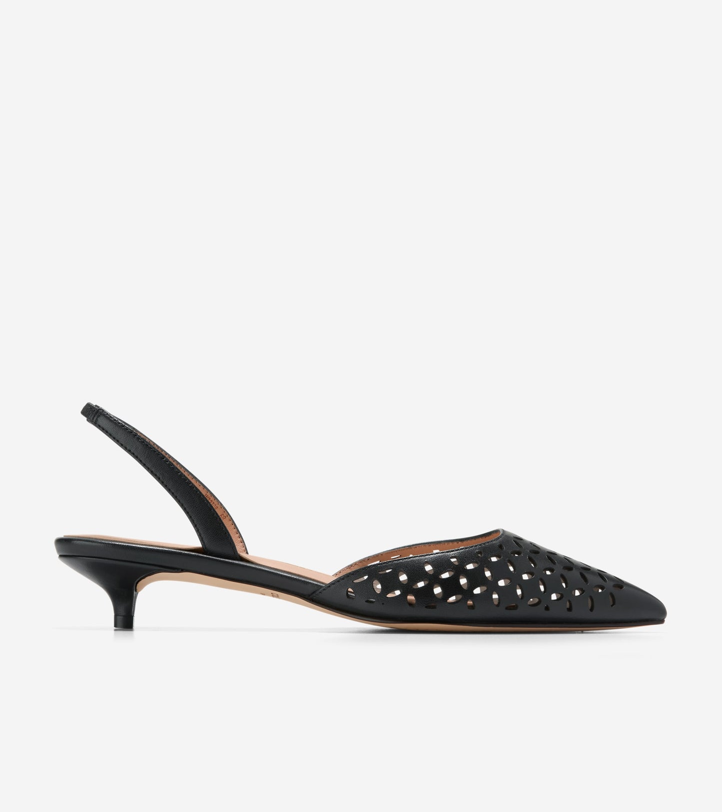 W33708:BLACK PERFORATED LTR