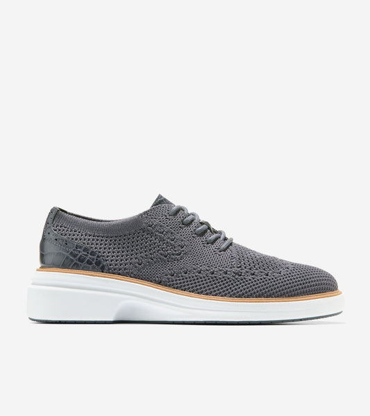 W37484:BLACKENED PEARL STITCHLITE / CROC PRINT LEATHER