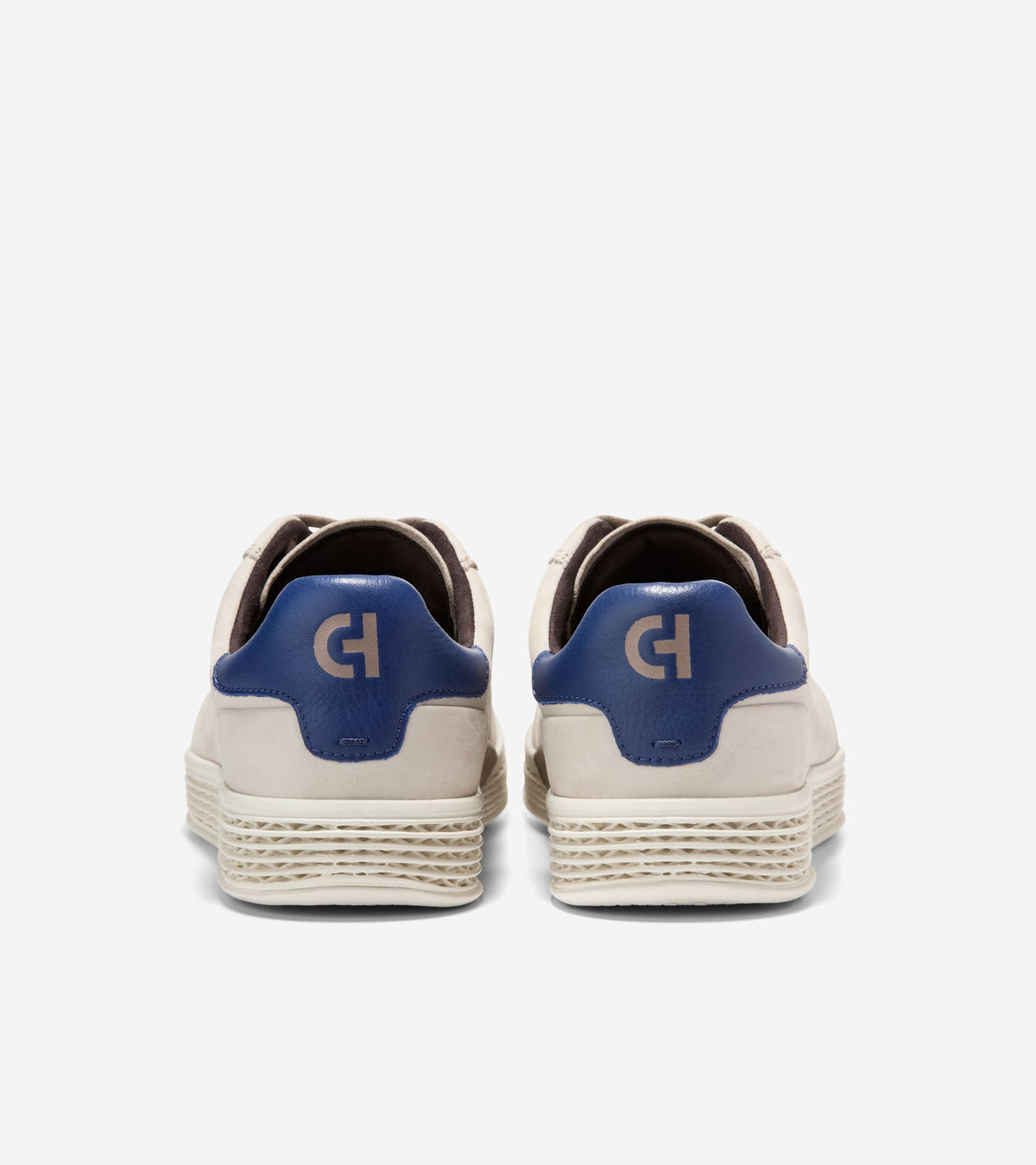 C44594:PUMICE STONE NUBUCK / BLUE DEPTHS / IVORY