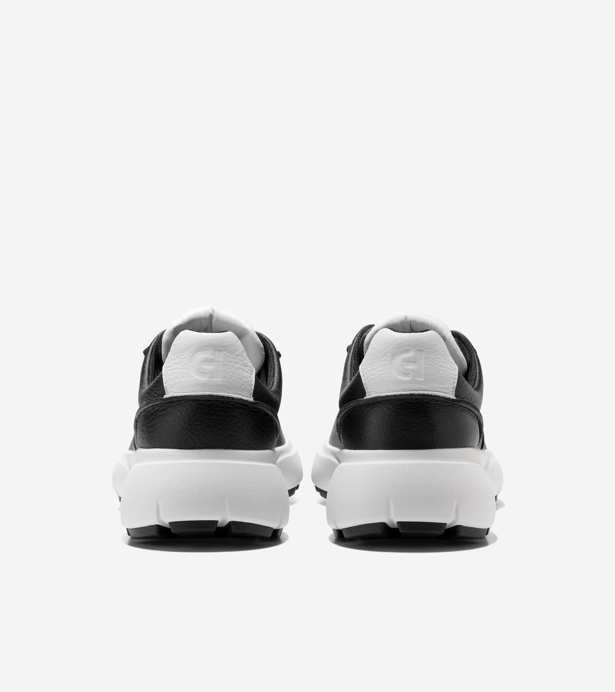 W37344:BLACK LEATHER / WHITE LEATHER