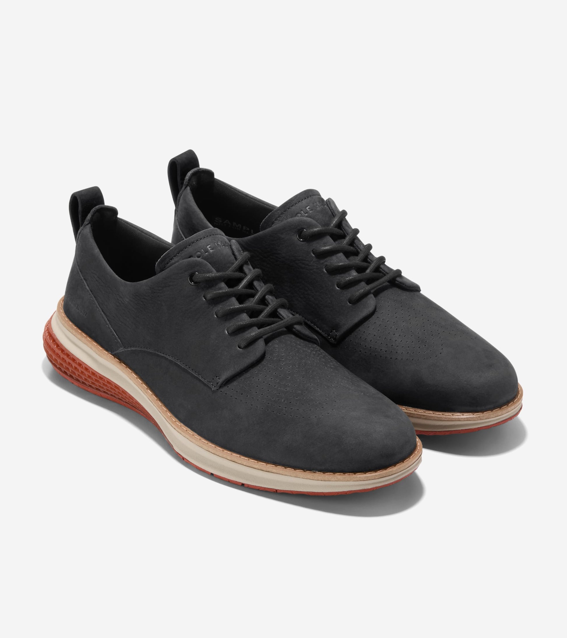 C40556:BLACK NUBUCK/ PICANTE