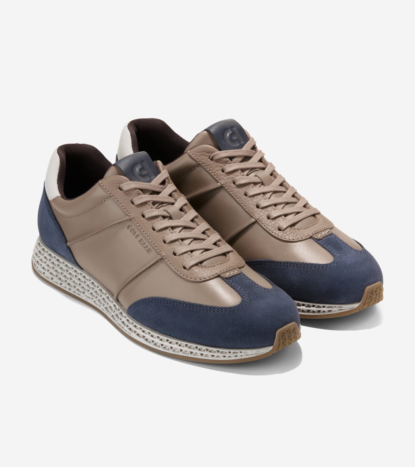 C44619:CH IRISH COFFEE / NAVY BLAZER SUEDE / PUMICE STONE
