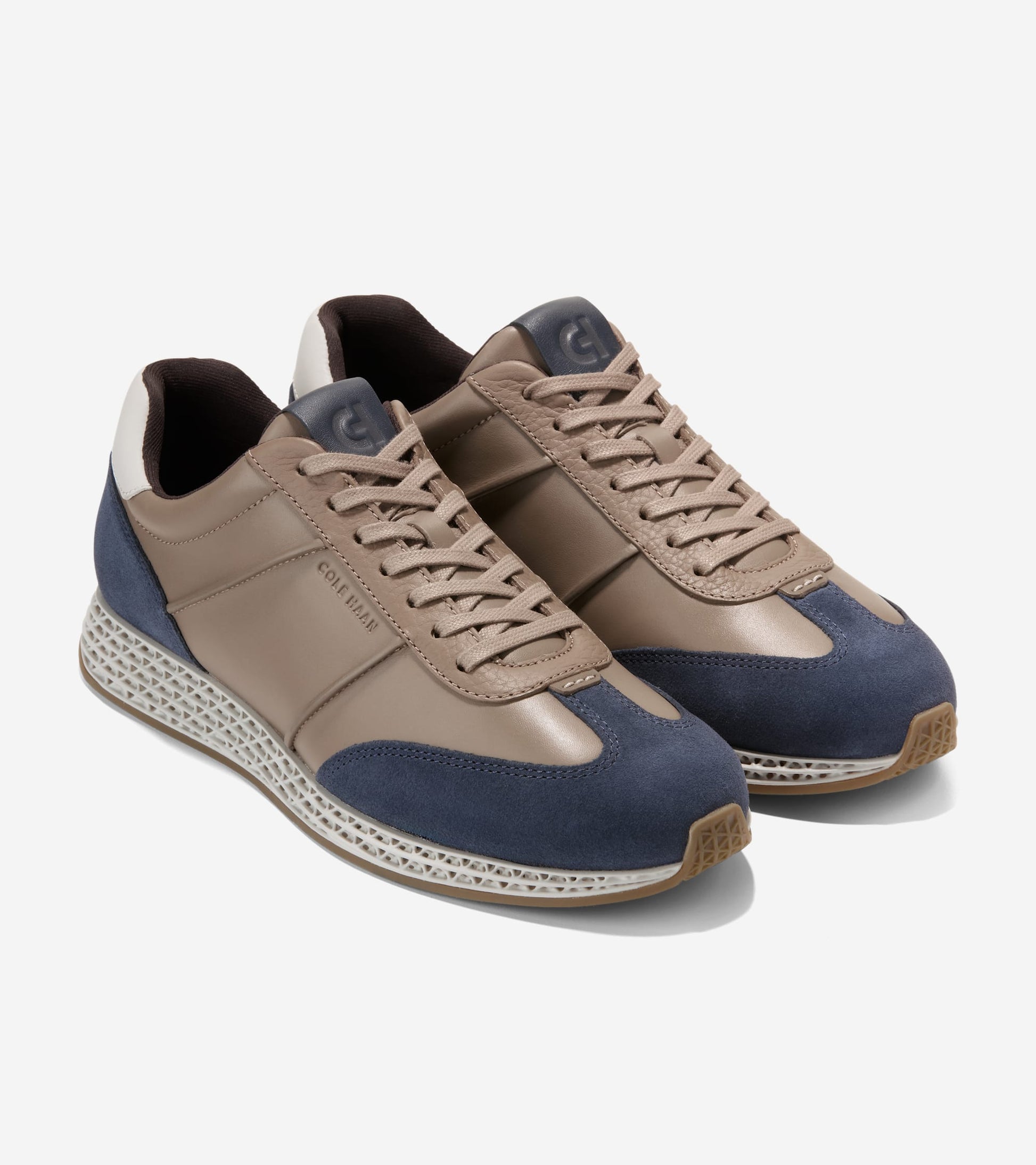 C44619:CH IRISH COFFEE / NAVY BLAZER SUEDE / PUMICE STONE