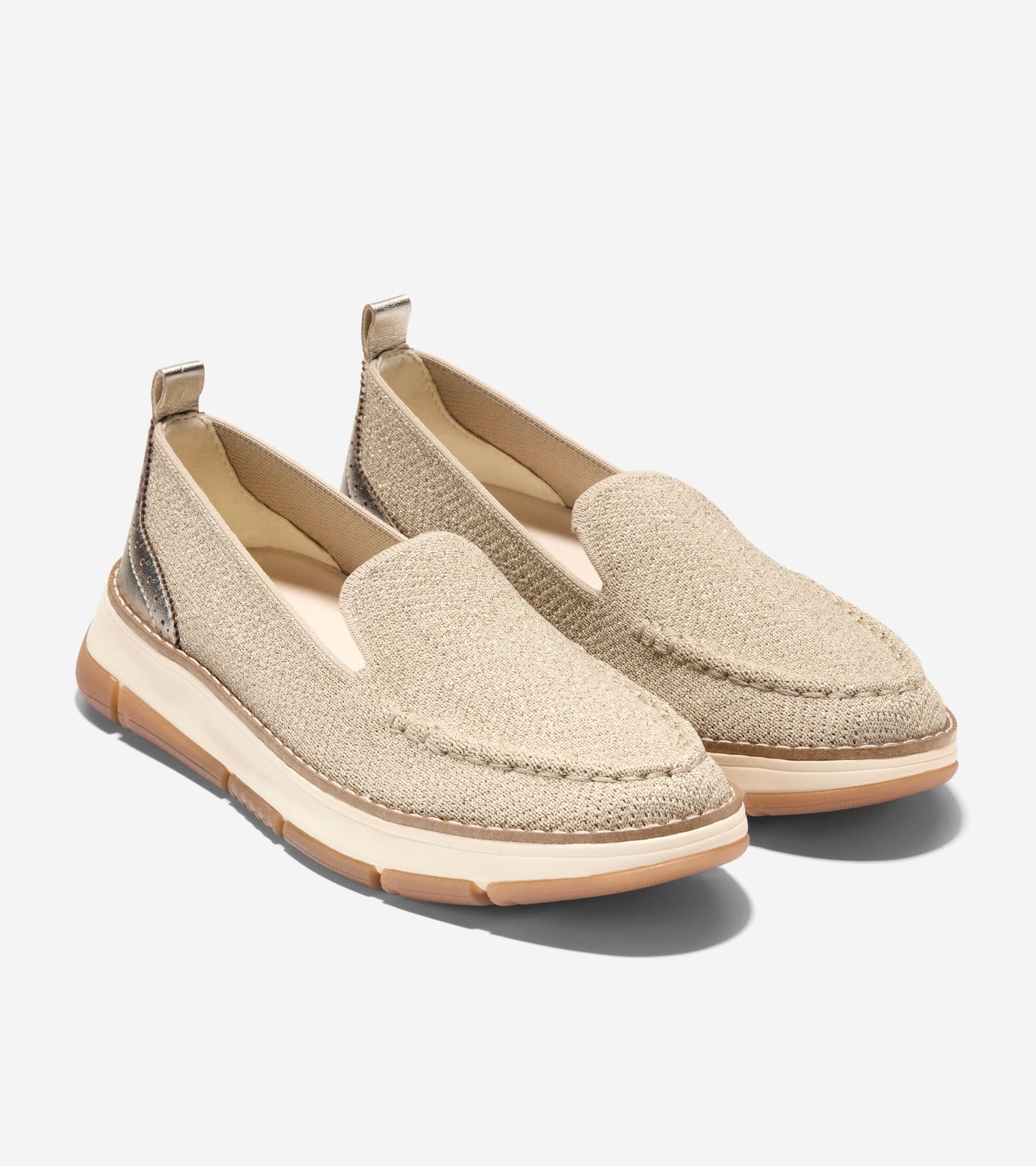 W32505:RYE KNIT/GOLD METALLIC/IVORY