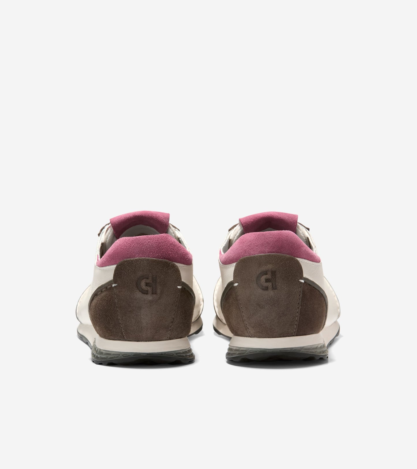 W37610:IVORY LEATHER / CH DEEP OLIVE LEATHER / ROSE WINE LEATHER