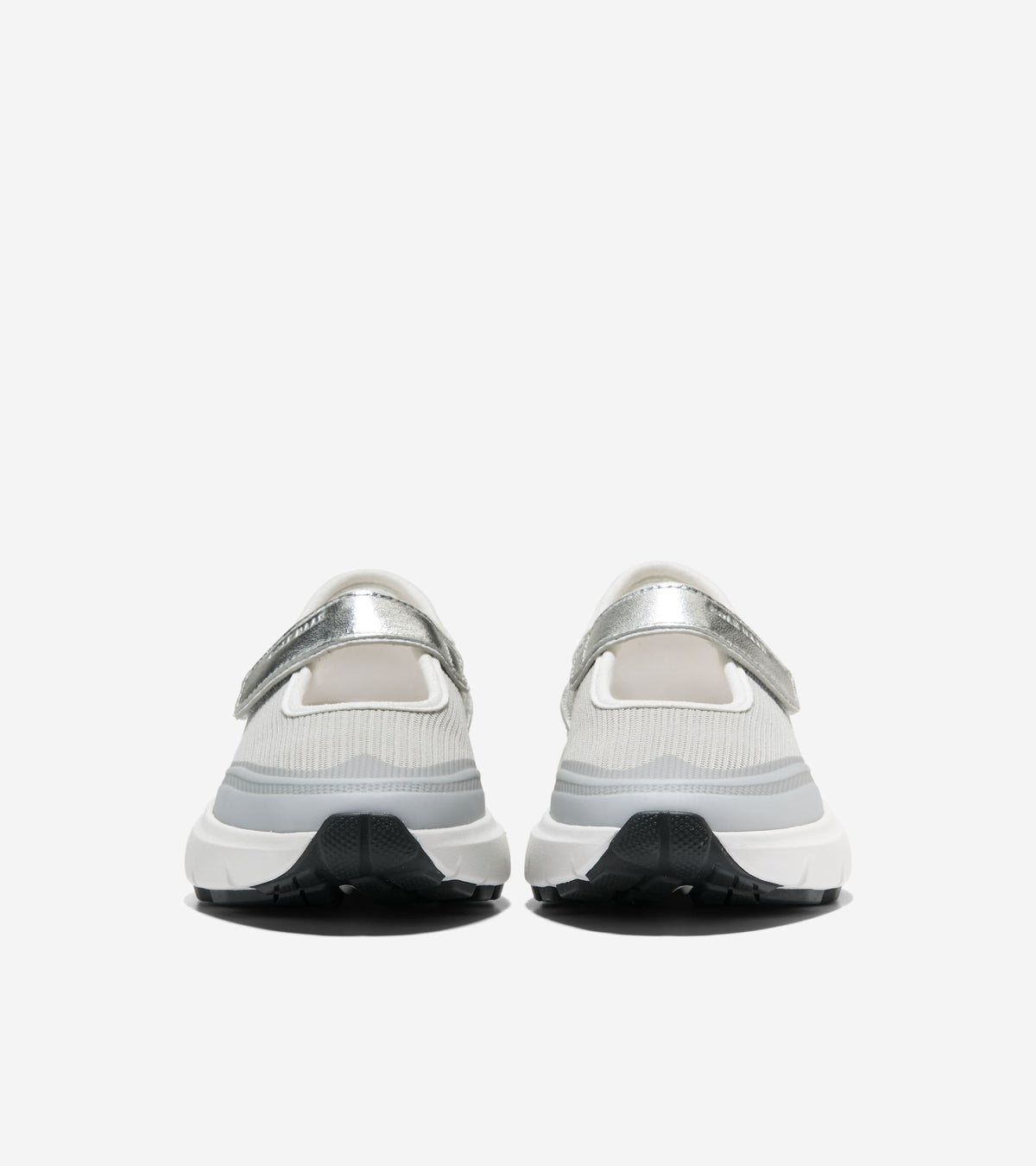 W37606:SILVER MESH / SILVER METALLIC/WHITE LEATHER