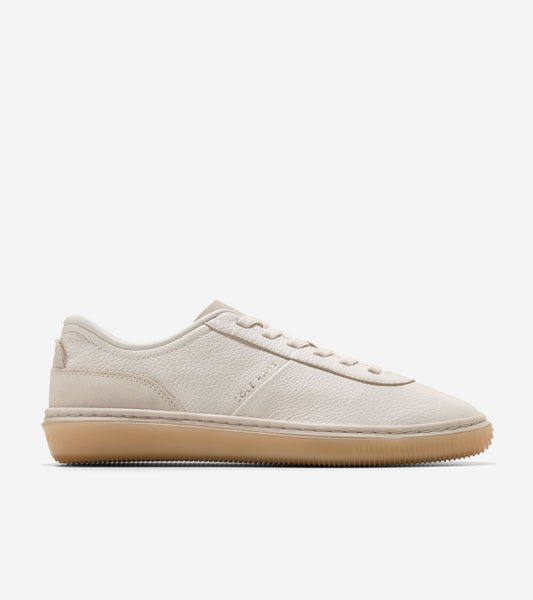 W38413:IVORY LEATHER / ANCIENT SCROLL SUEDE / NATURAL GUM