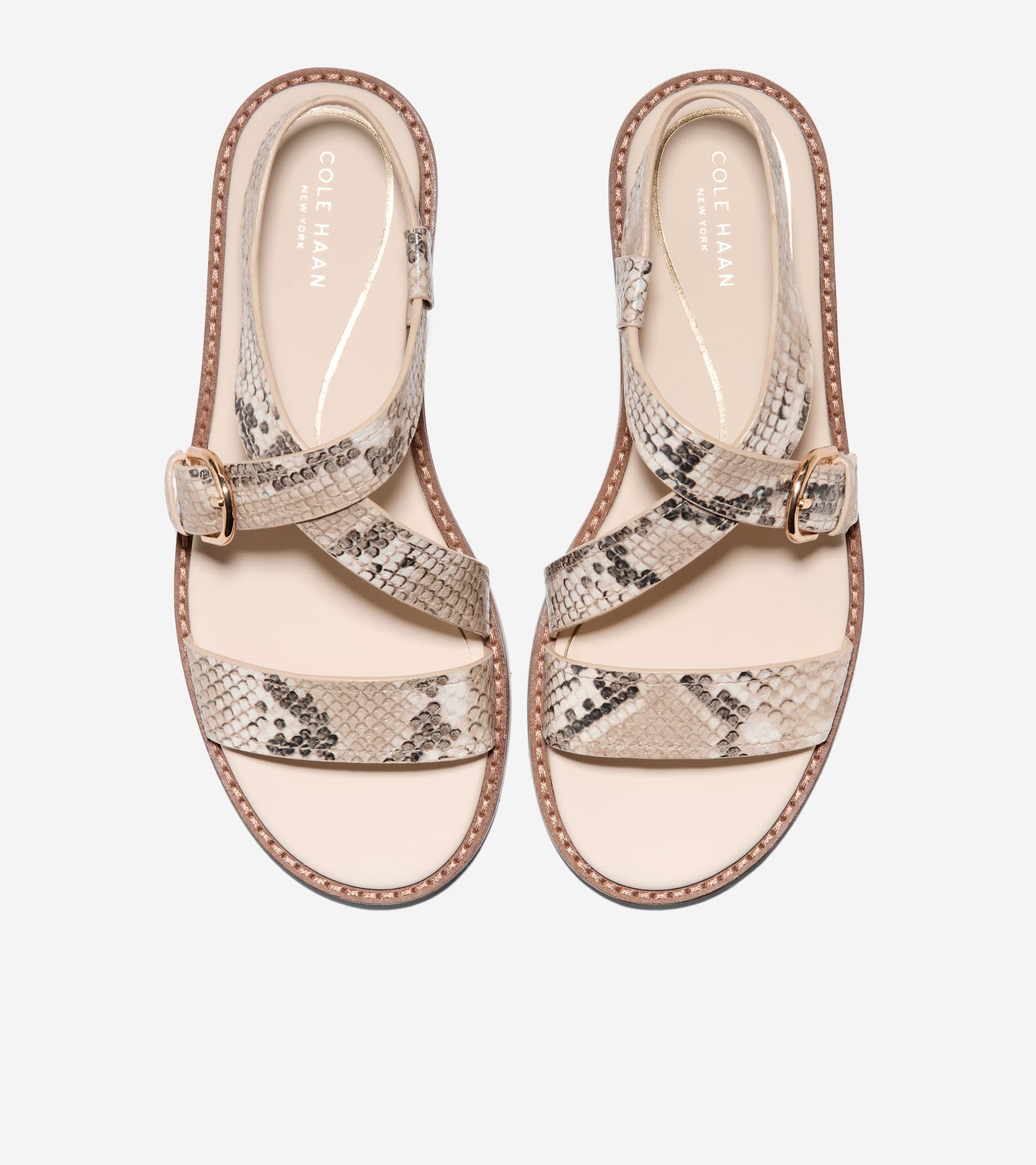 W35572:MOJAVE SNAKE PRINT LEATHER