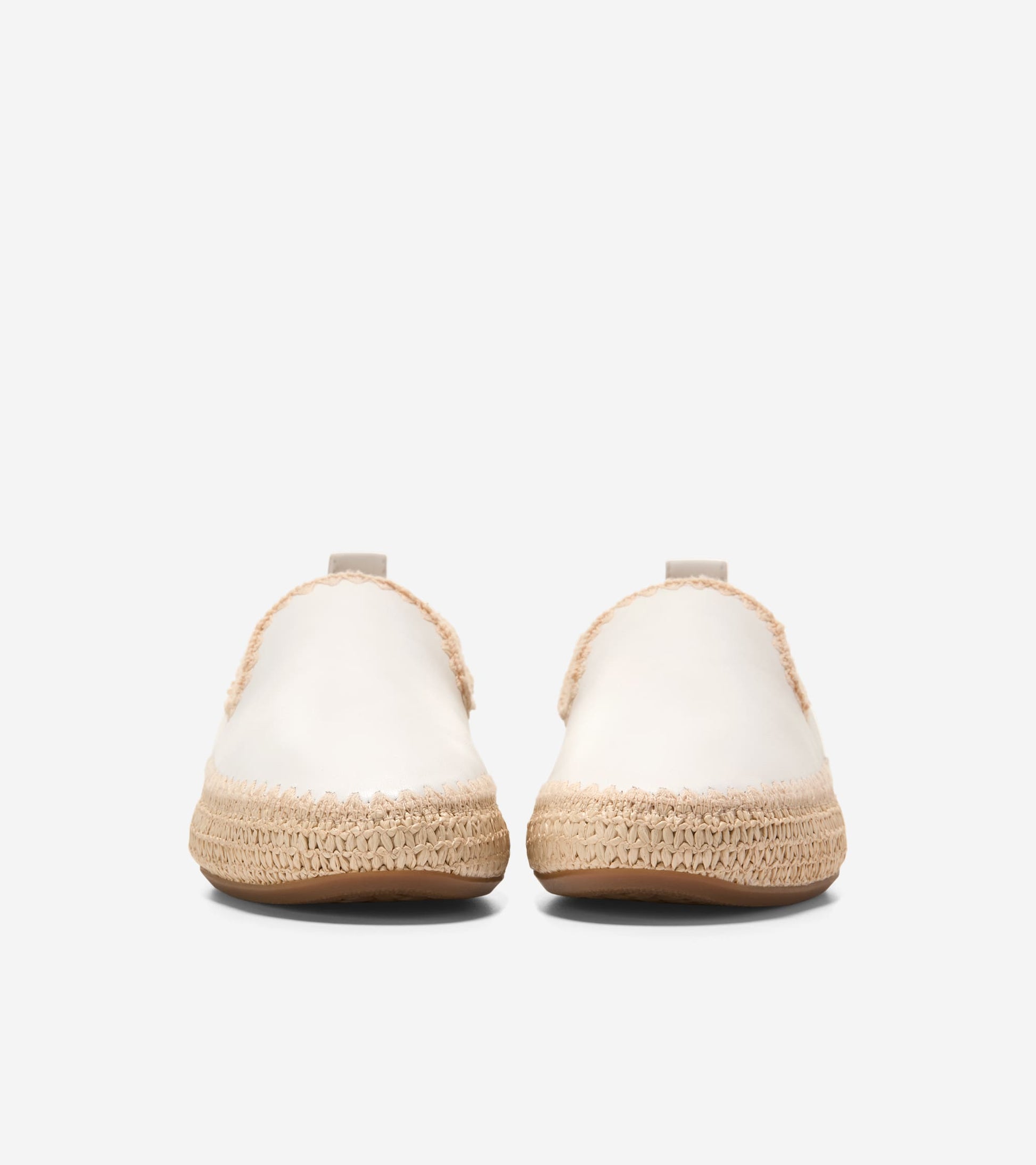 W37030:CH POWDER LEATHER / NATURAL RAFFIA