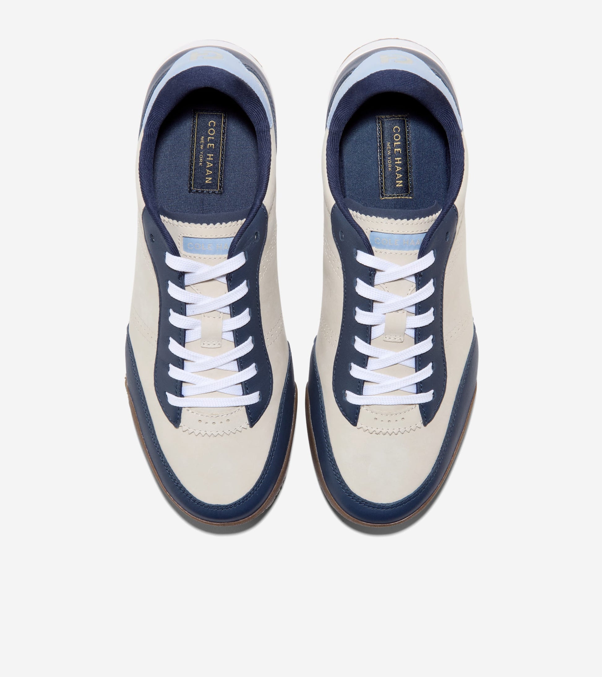 C44575:PUMICE STONE NUBUCK / NAVY BLAZER / WHITE
