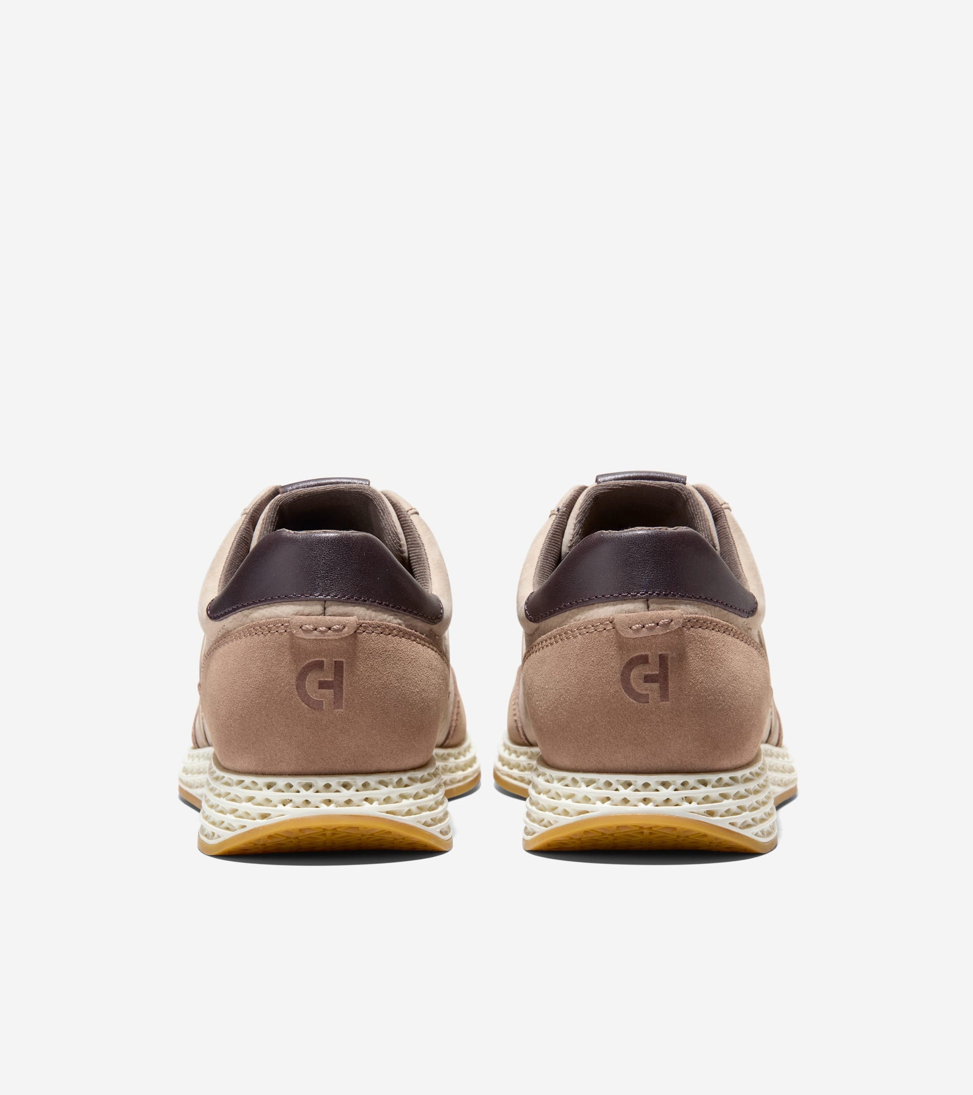 C43565:CH DARK LATTE NUBUCK / CH LIGHT WHISKEY / IVORY