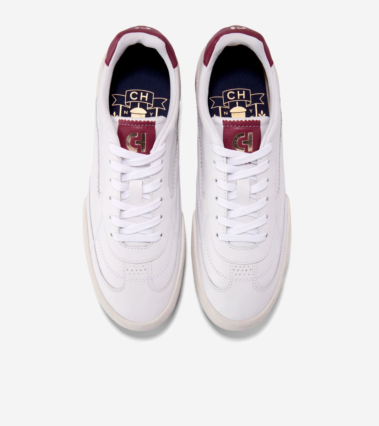 W37036:WHITE / CH CLARET / WHITE