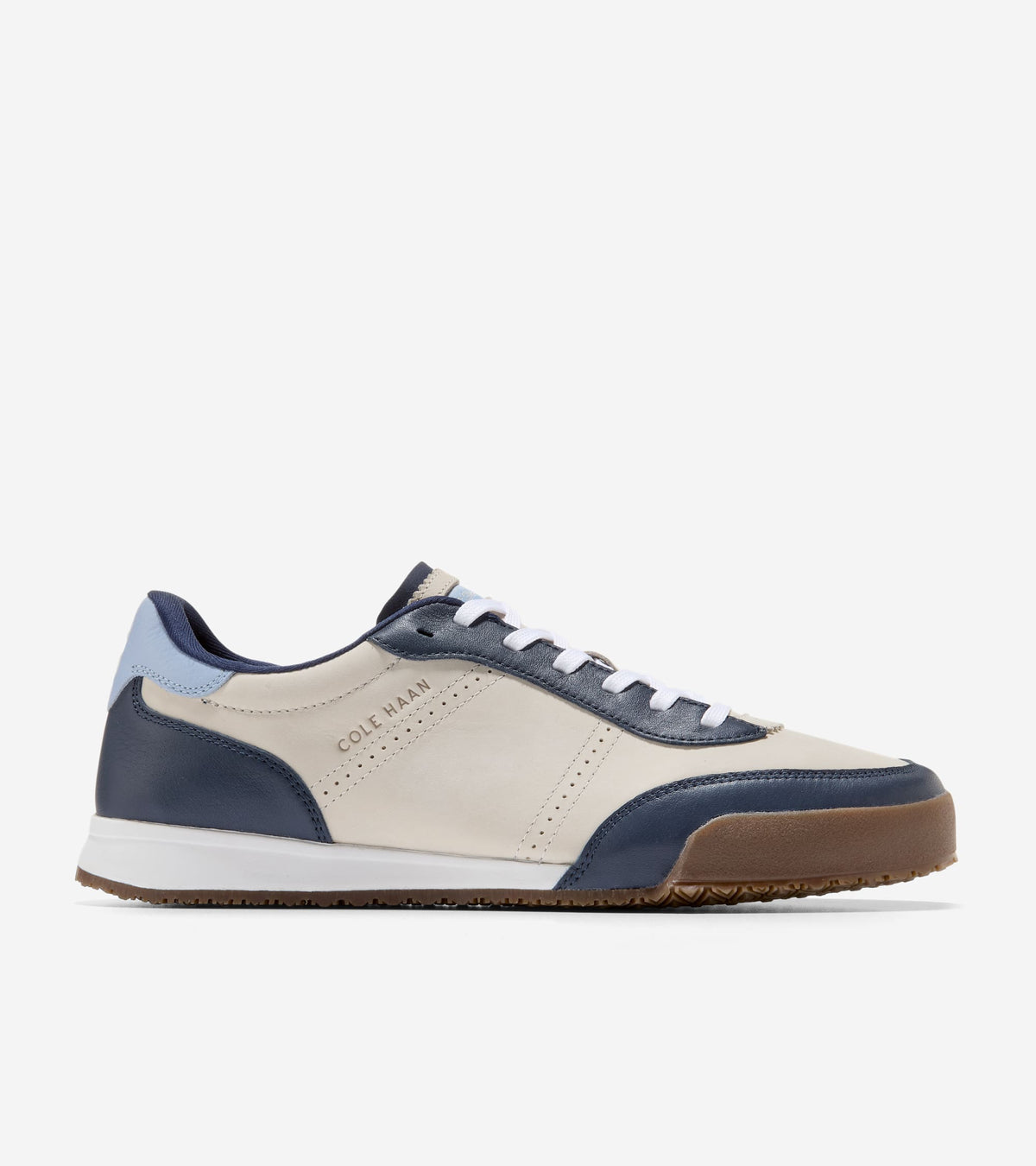 C44575:PUMICE STONE NUBUCK / NAVY BLAZER / WHITE