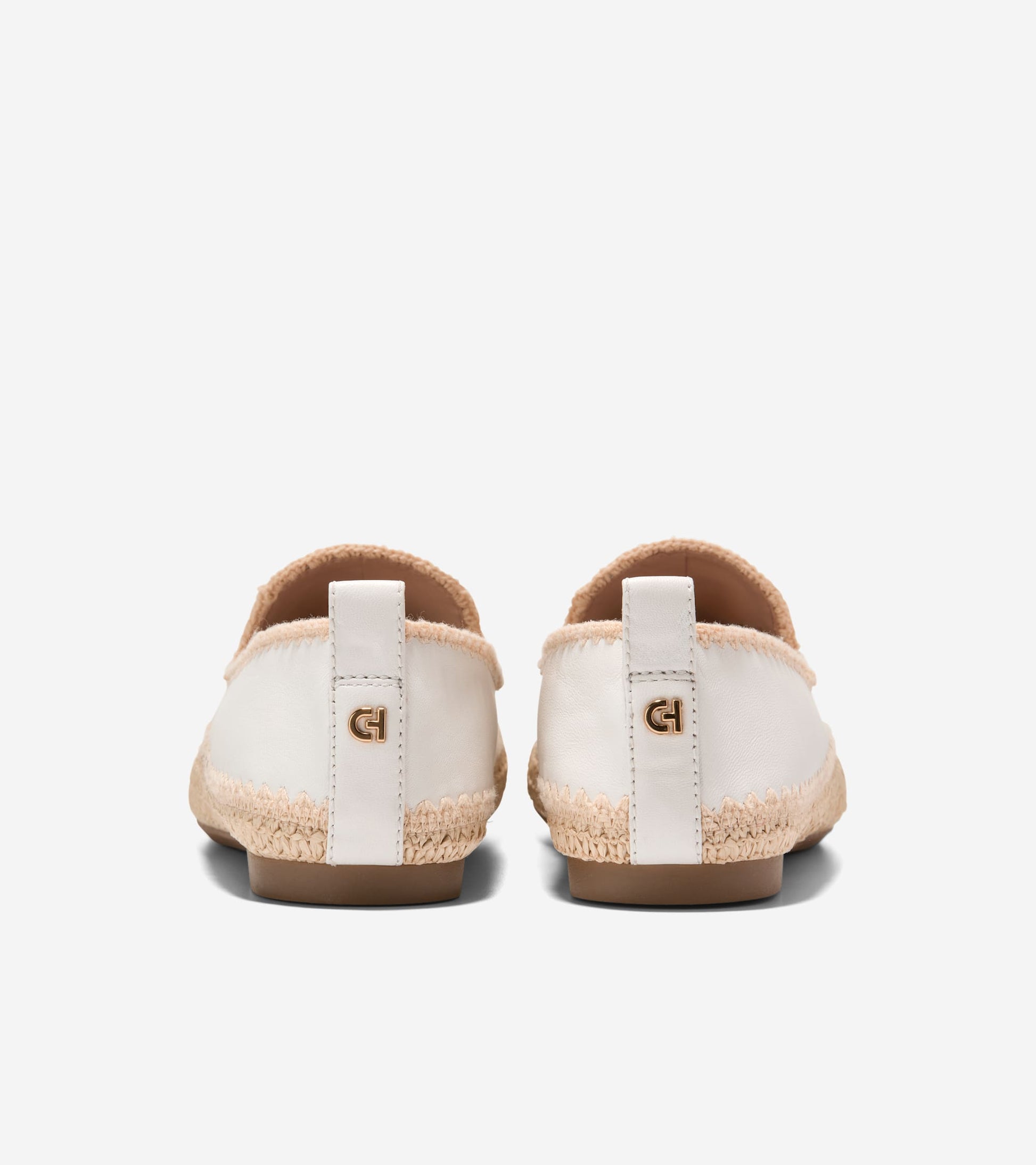 W37030:CH POWDER LEATHER / NATURAL RAFFIA