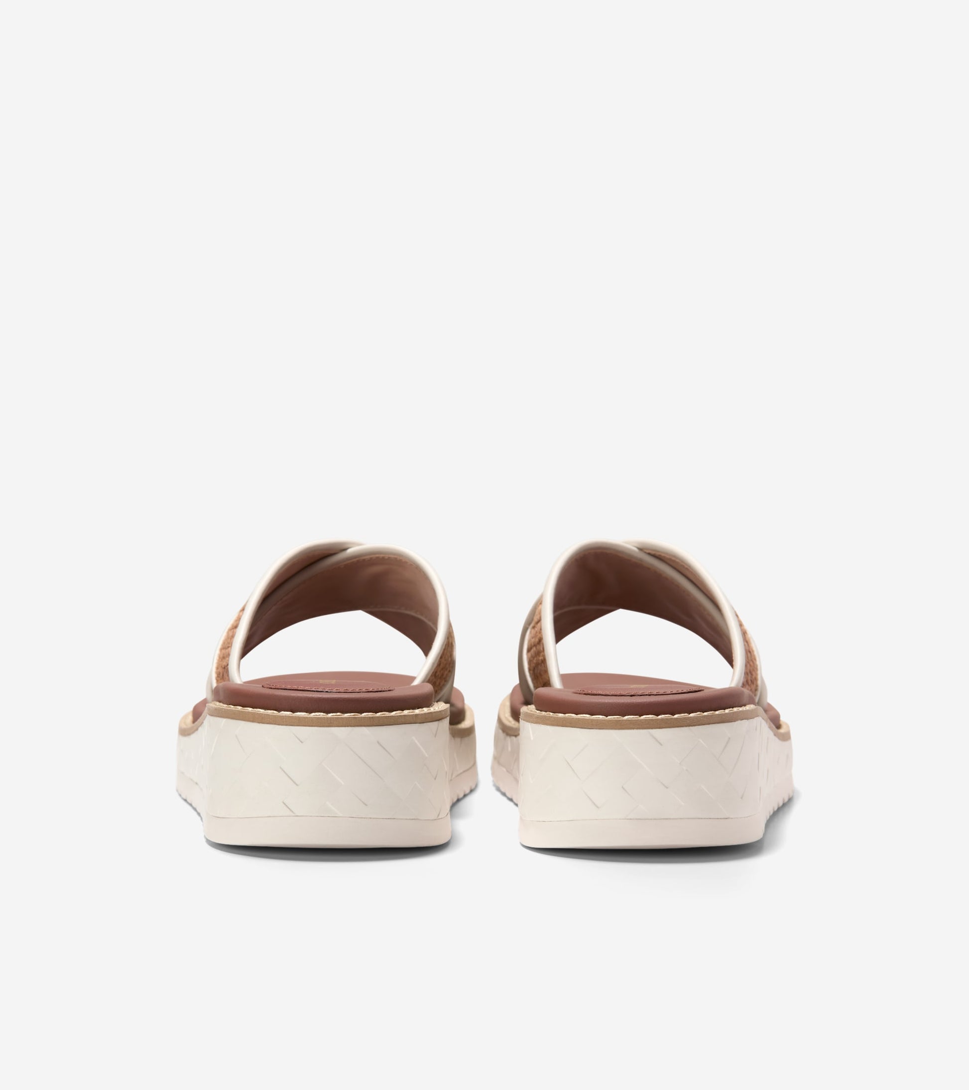 W32816:TAN RAFFIA/IVORY