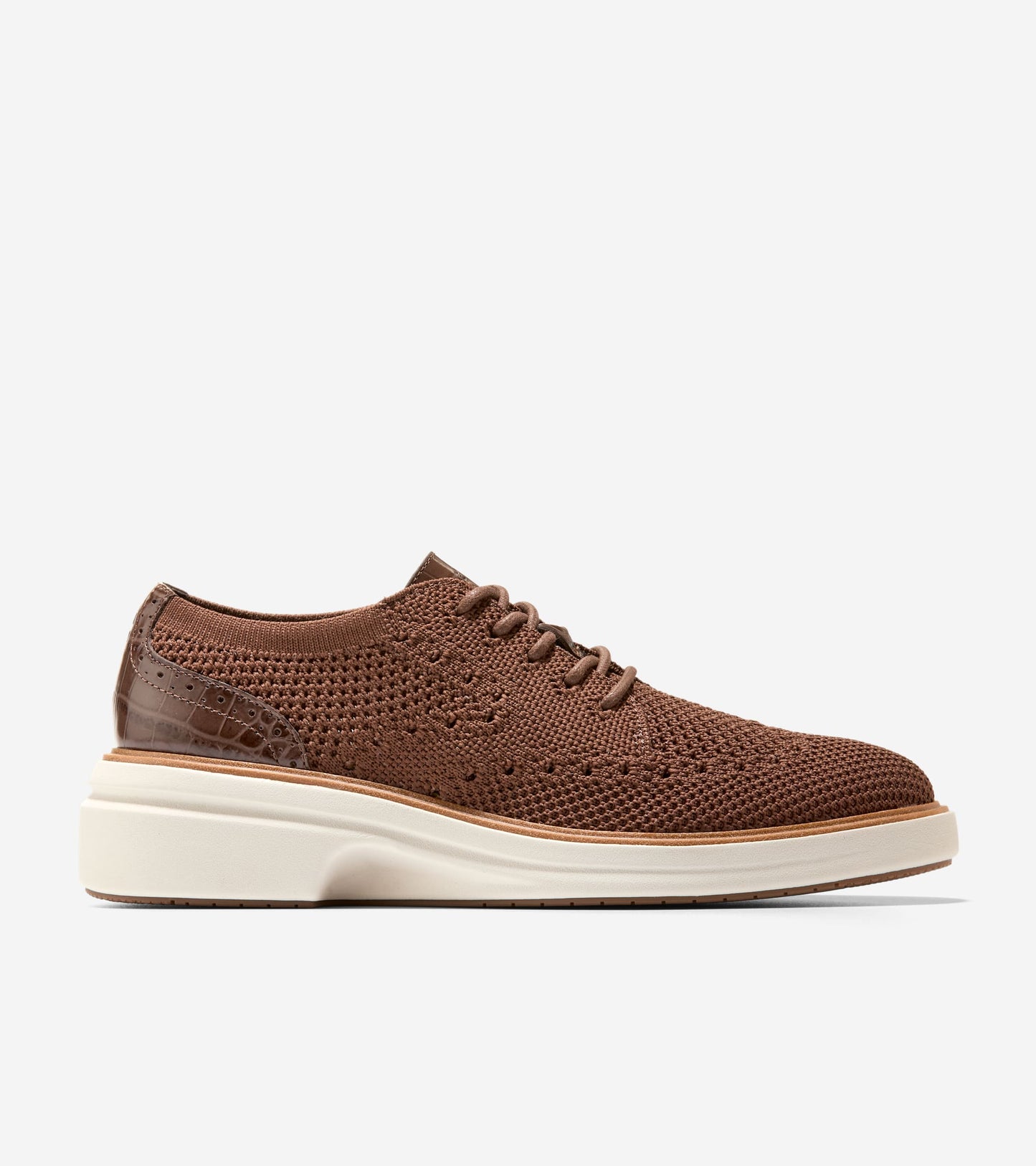 W37485:FONDUE FUDGE STITCHLITE / CROC PRINT LEATHER