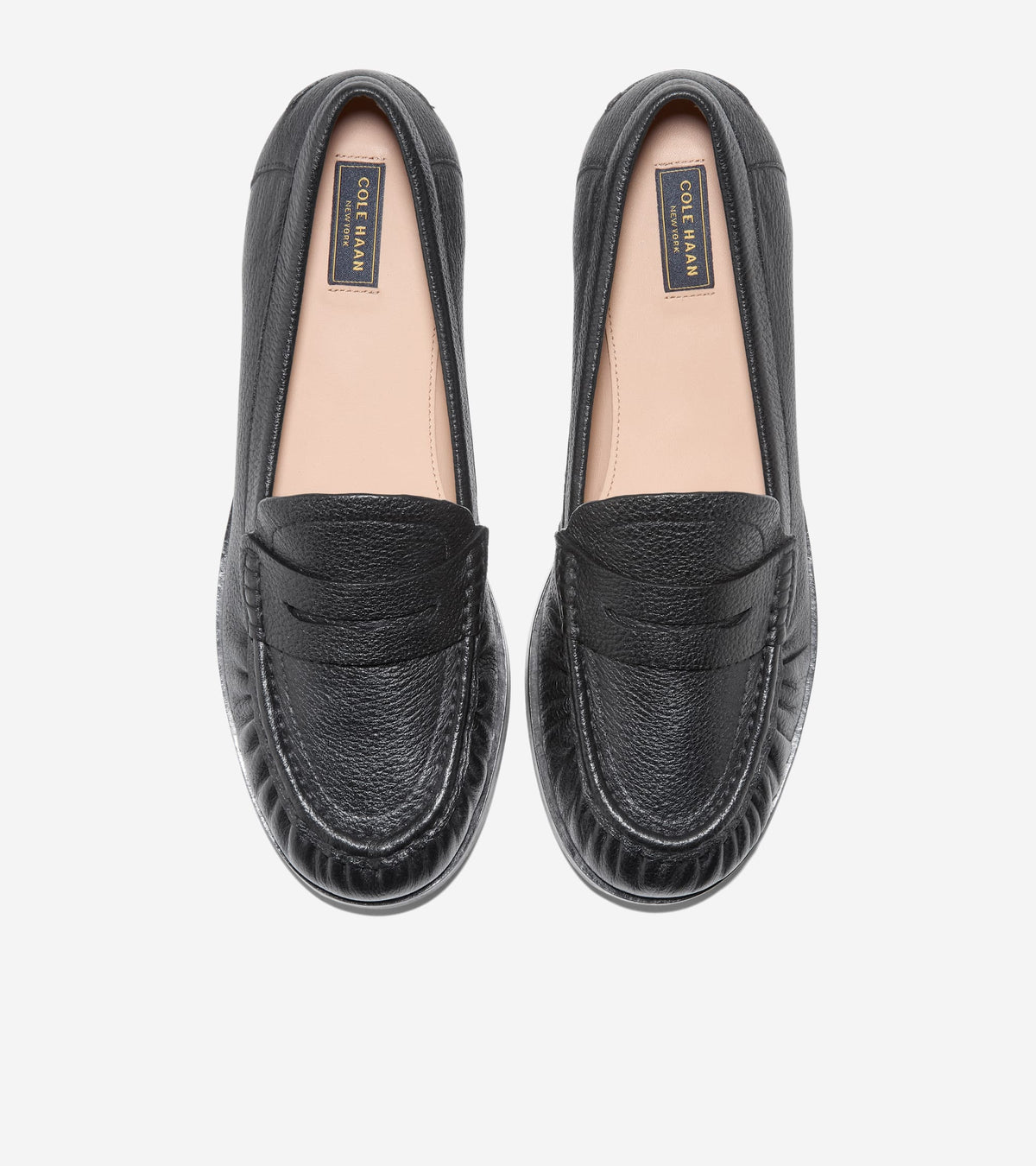 W37324:BLACK TUMBLED LEATHER