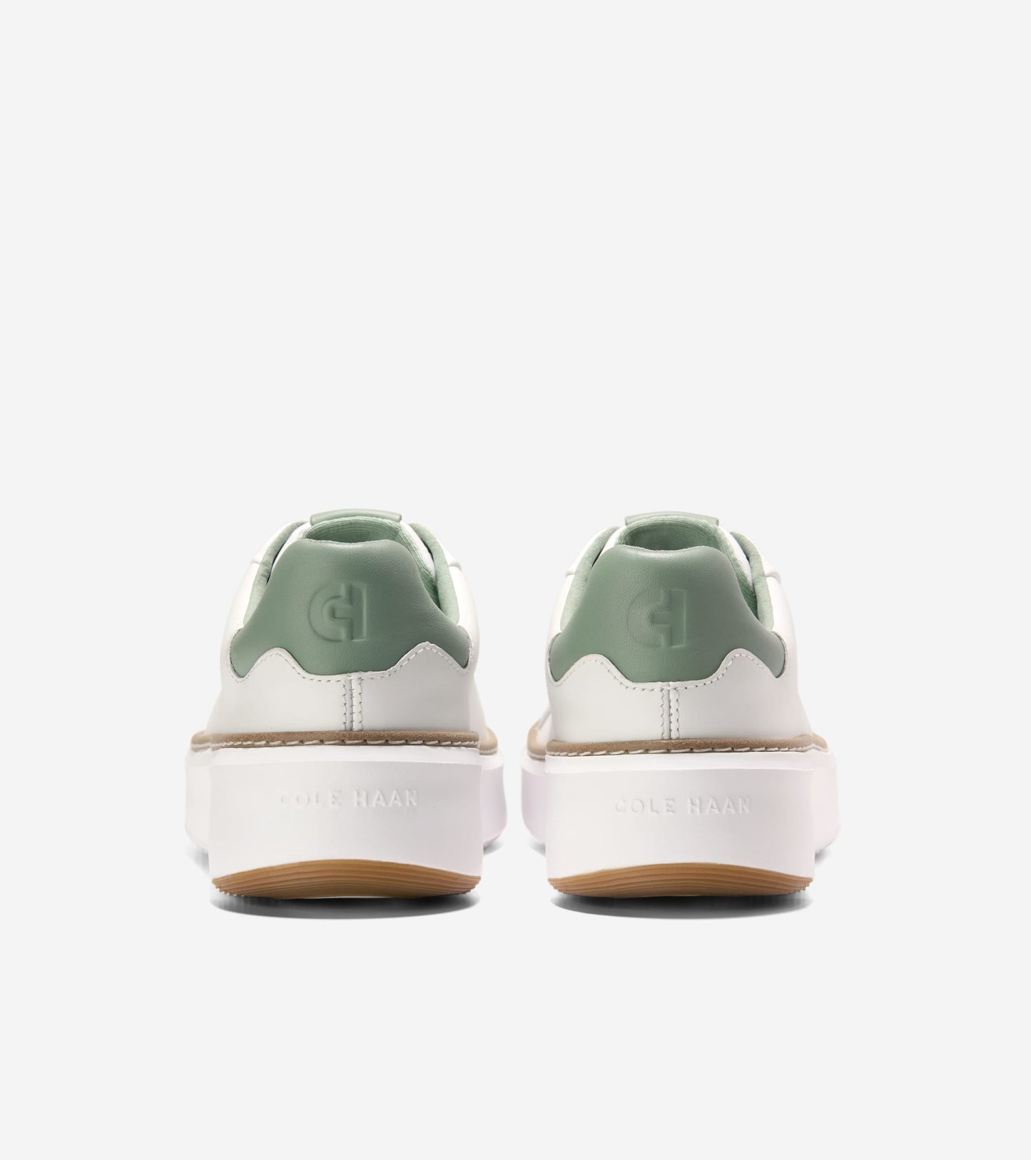 W36267:OPTIC WHITE / LILY PAD LEATHER