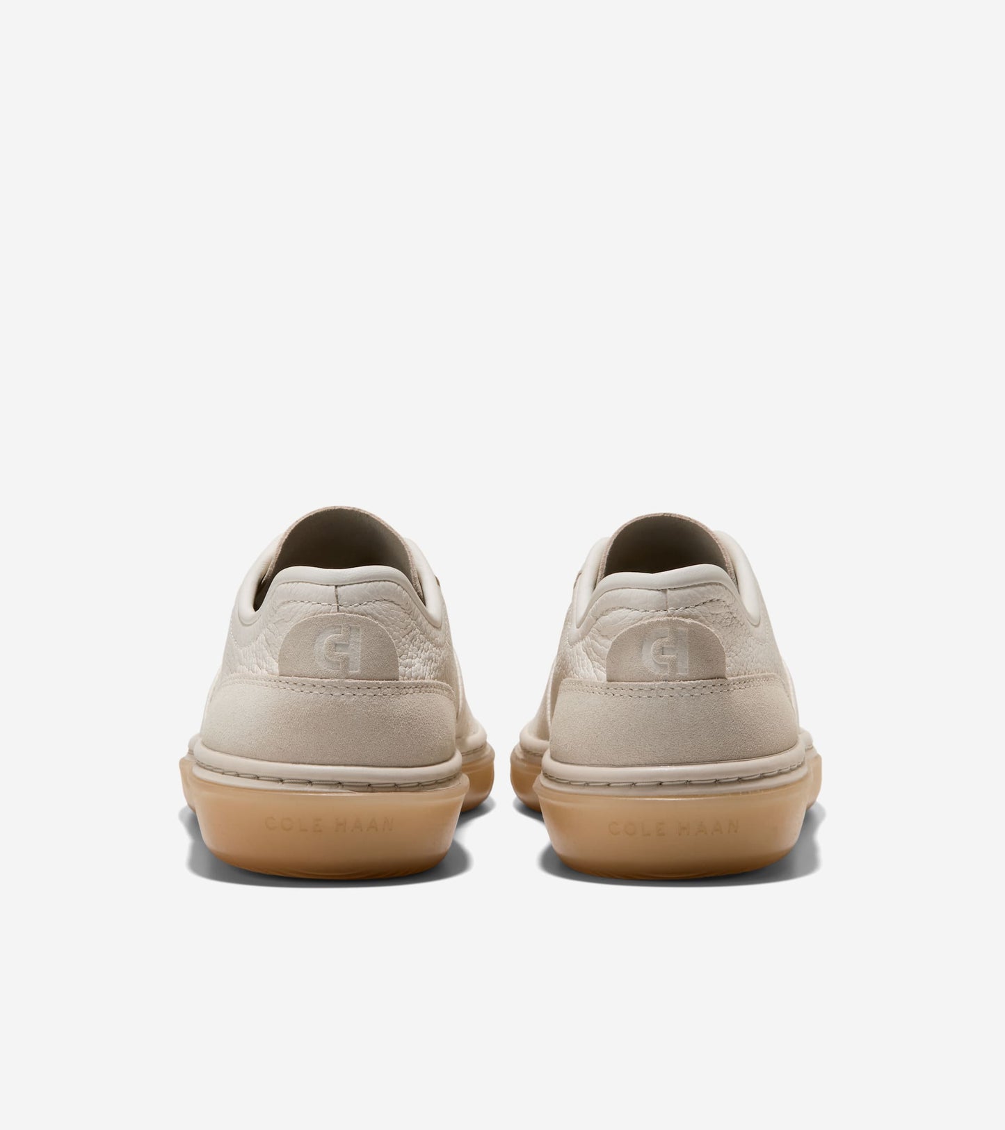 W38413:IVORY LEATHER / ANCIENT SCROLL SUEDE / NATURAL GUM