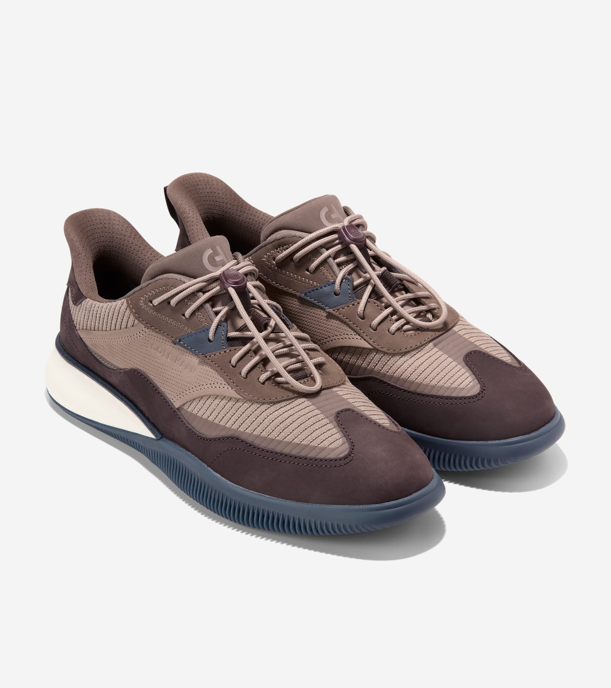 C45738:CH IRISH COFFEE NUBUCK / CH TRUFFLE / NAVY BLAZER
