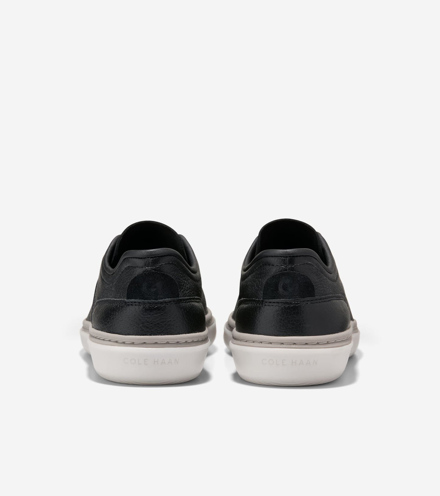 W38414:BLACK LEATHER / IVORY