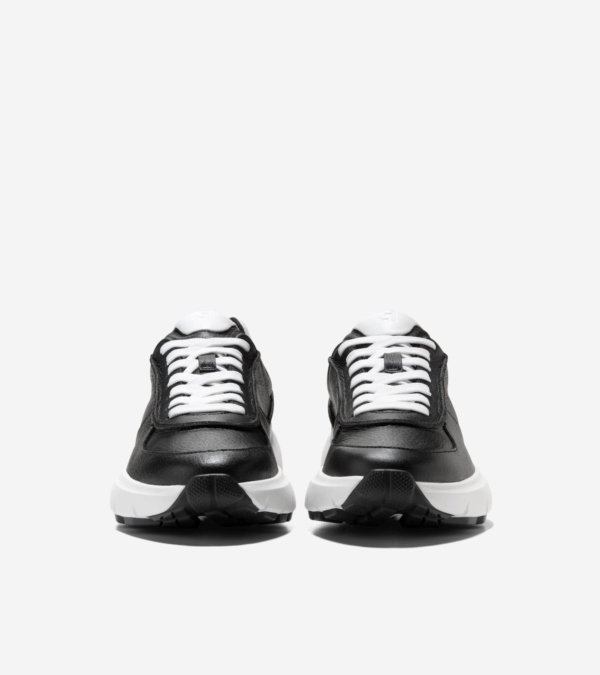 W37344:BLACK LEATHER / WHITE LEATHER