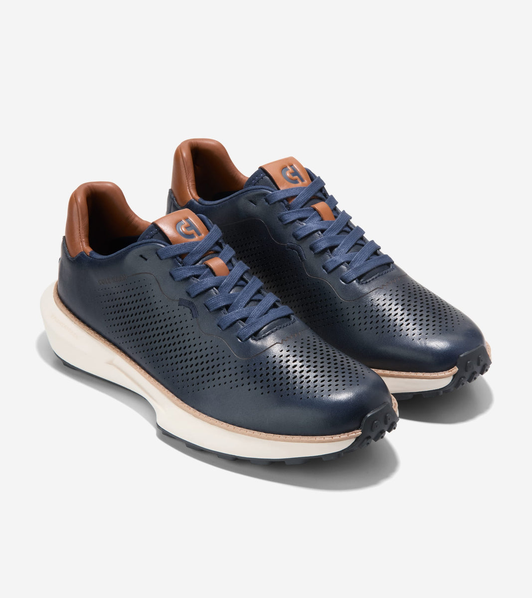 Cole haan perforated sneaker best sale