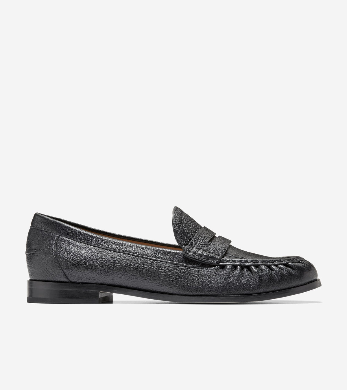 W37324:BLACK TUMBLED LEATHER