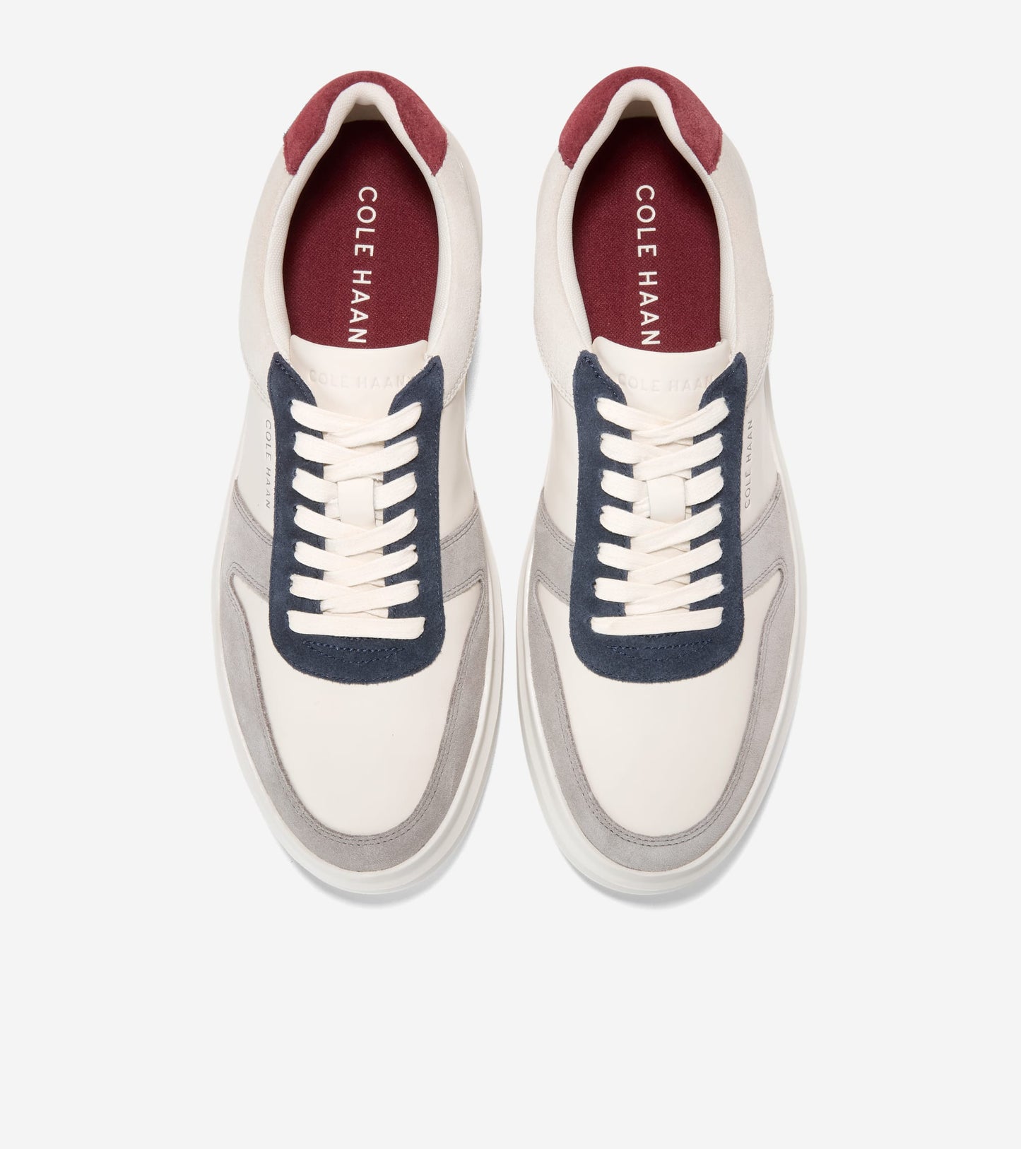 C43182:IVORY / CH CLARET / IVORY