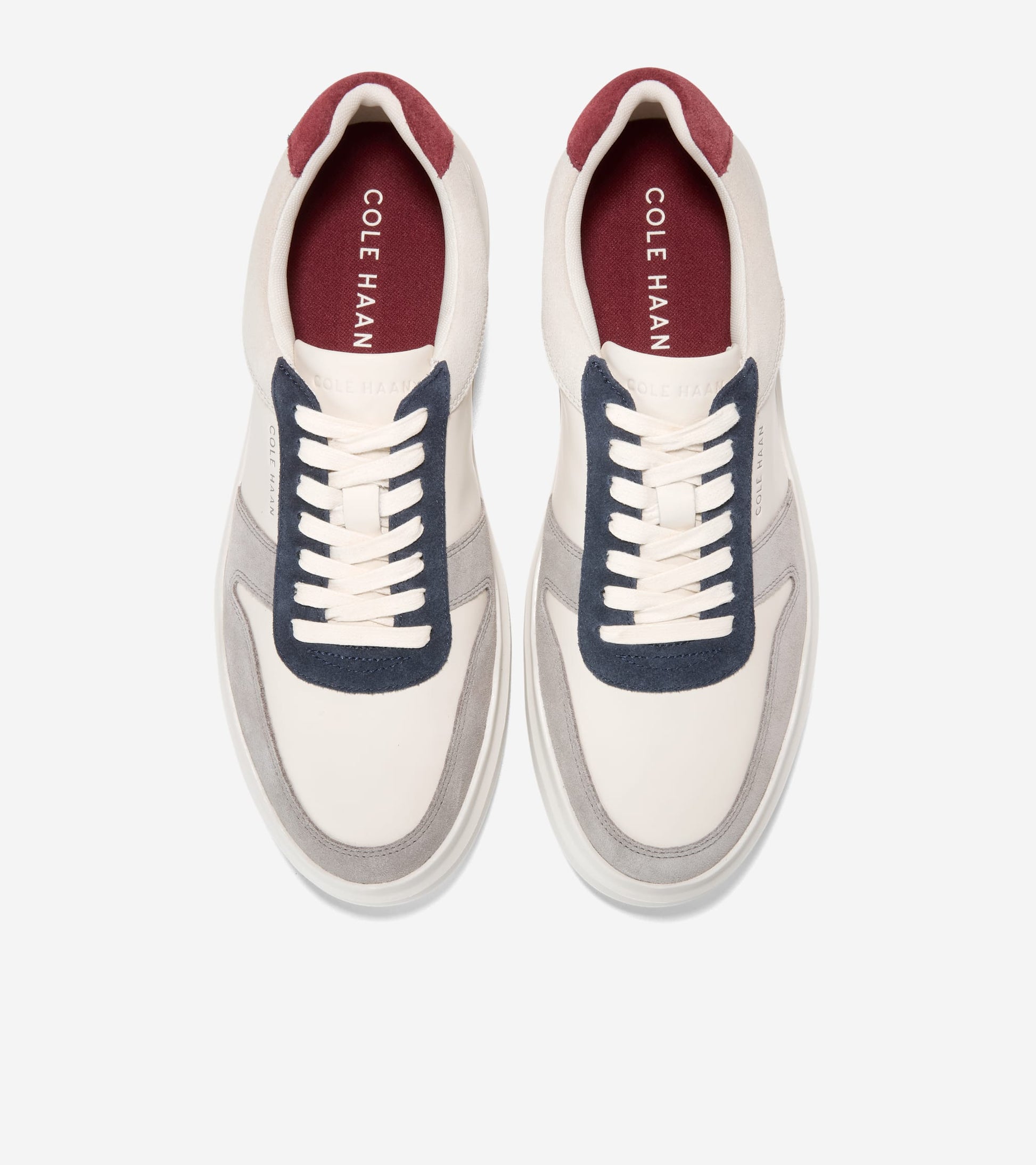 C43182:IVORY / CH CLARET / IVORY