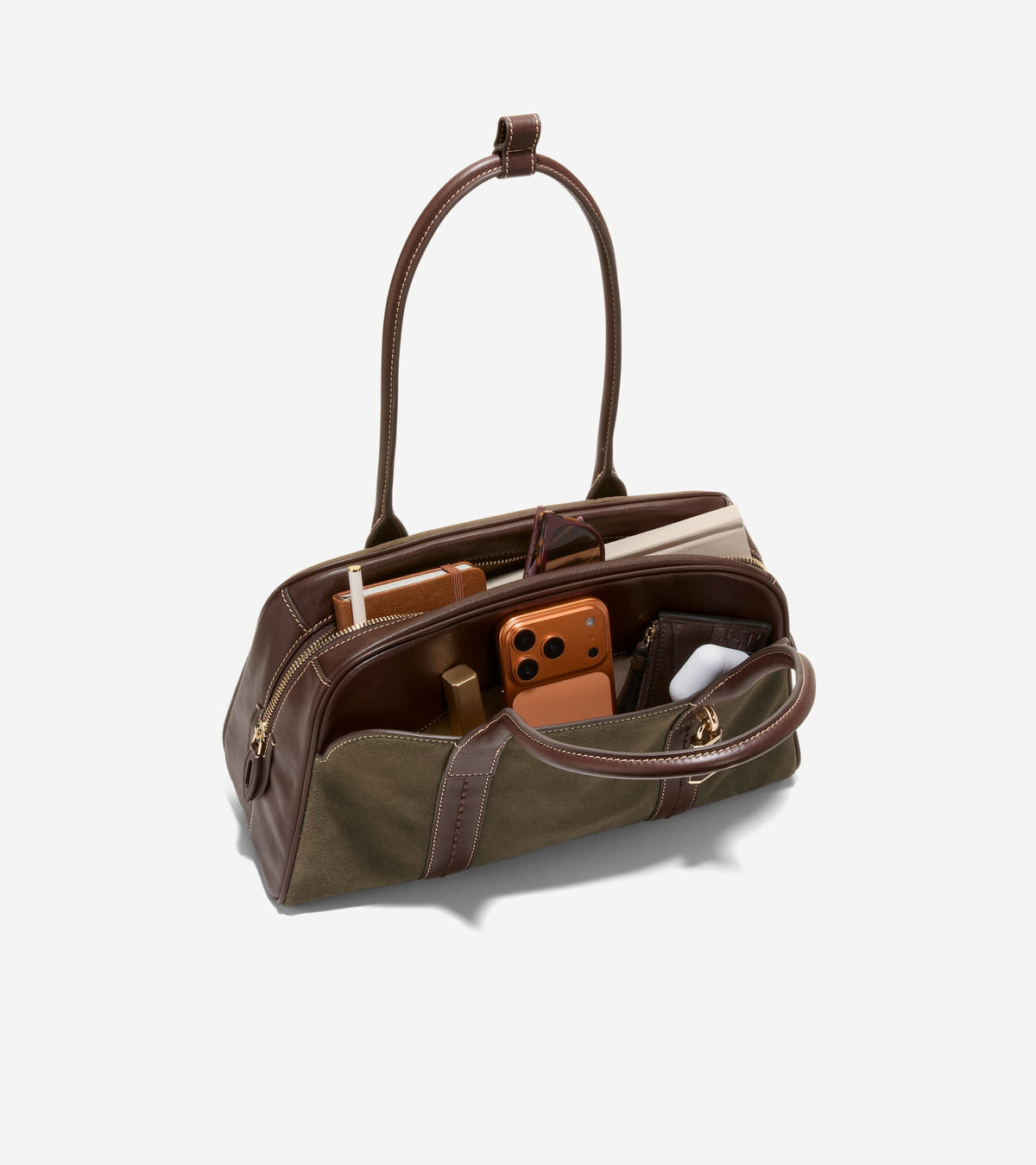U08705:DEEP OLIVE SUEDE/MADEIRA BROWN:null