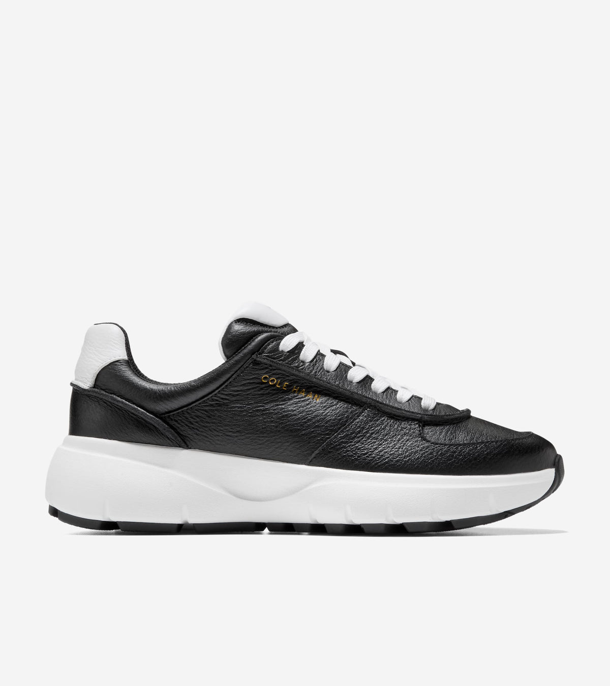 W37344:BLACK LEATHER / WHITE LEATHER