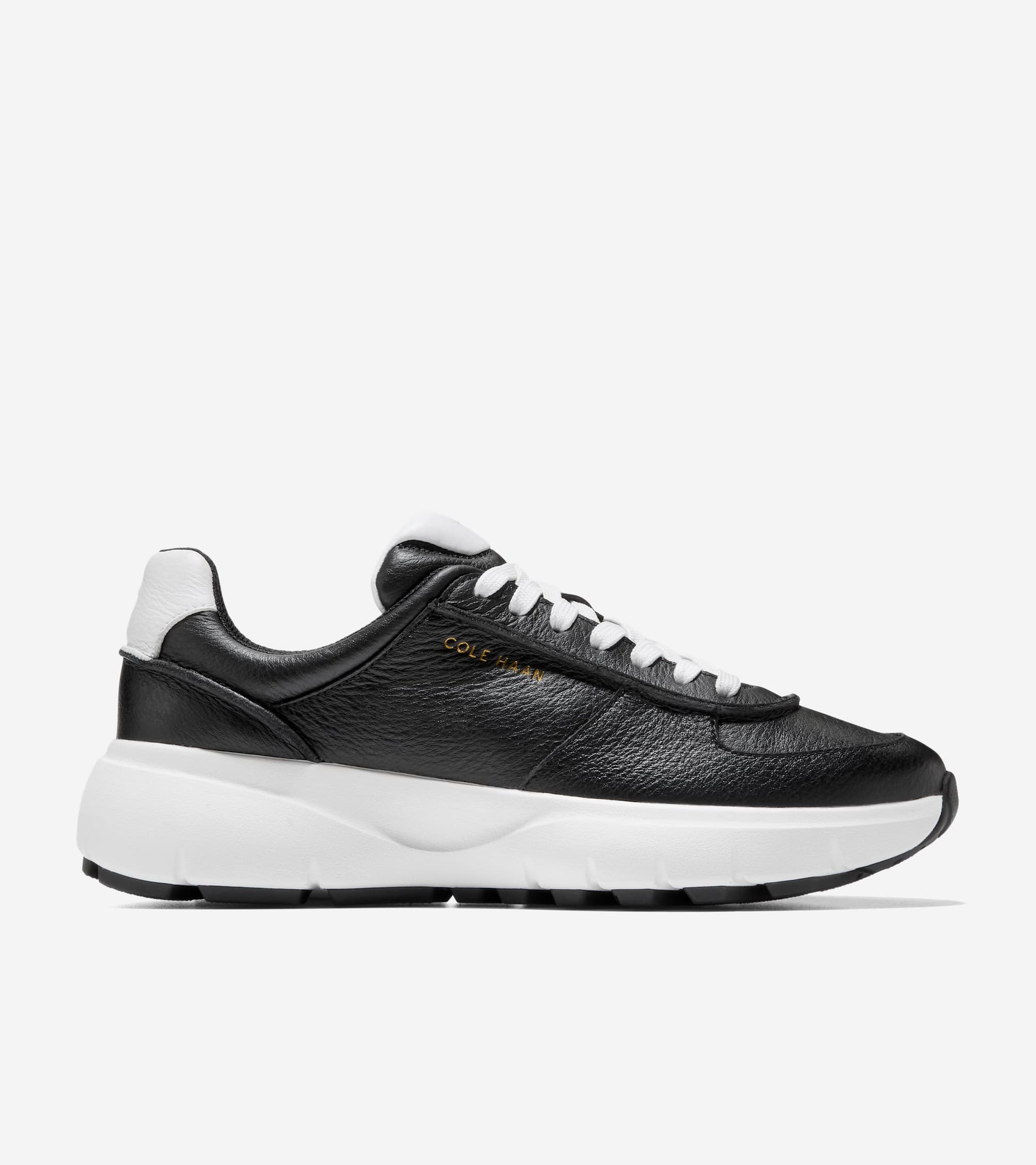 W37344:BLACK LEATHER / WHITE LEATHER