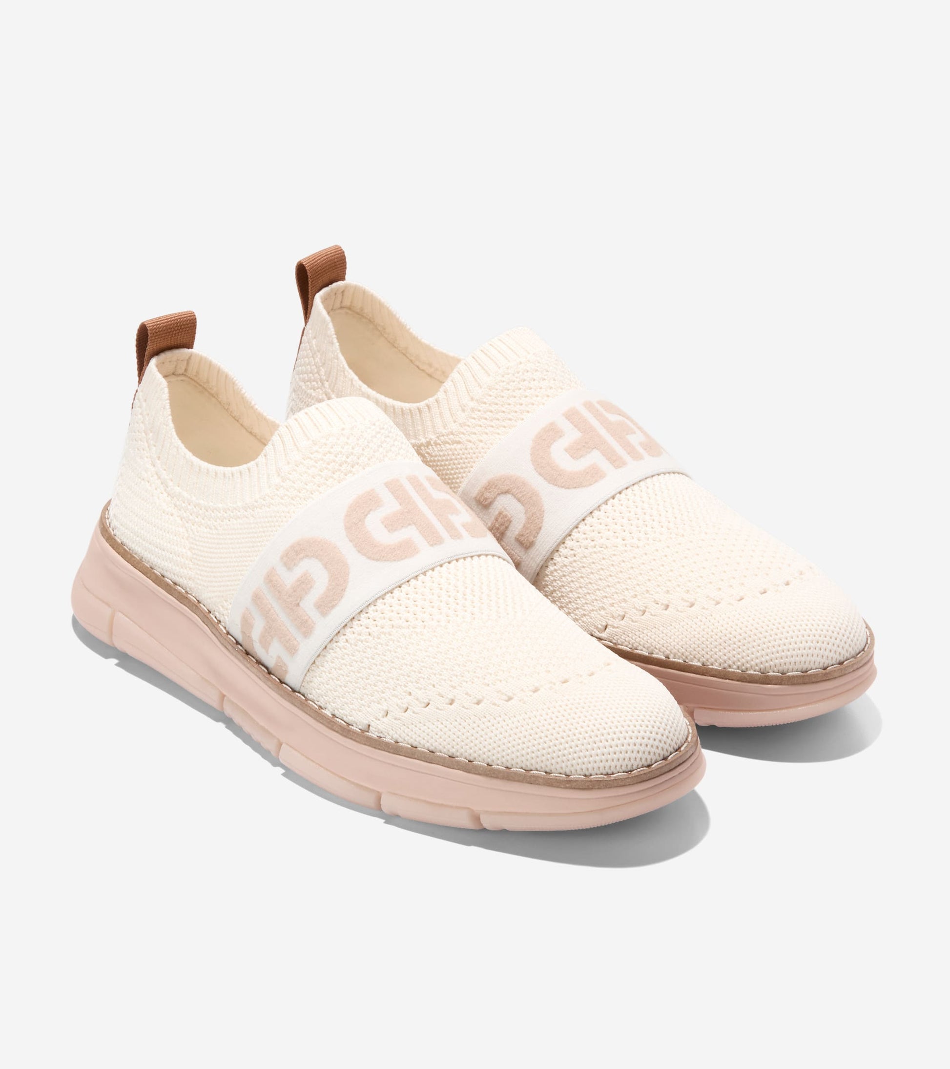 W33108:IVORY KNIT/CH OAT/BISCUIT/CAMEO ROSE