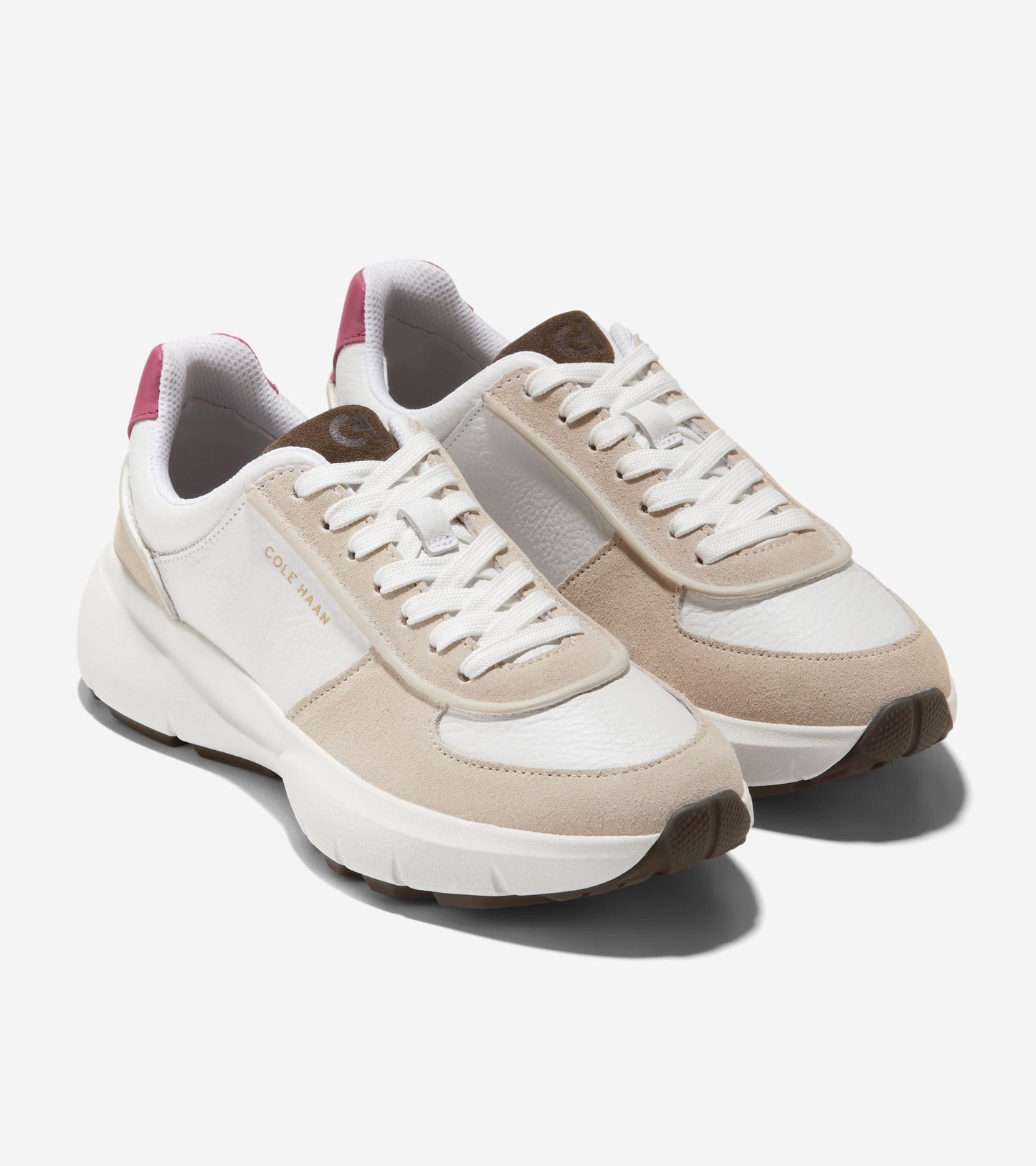 W37346:WHITE TUMBLED LEATHER / ANCIENT SCROLL / ROSE WINE LEATHER / CH DEEP OLIVE SUEDE