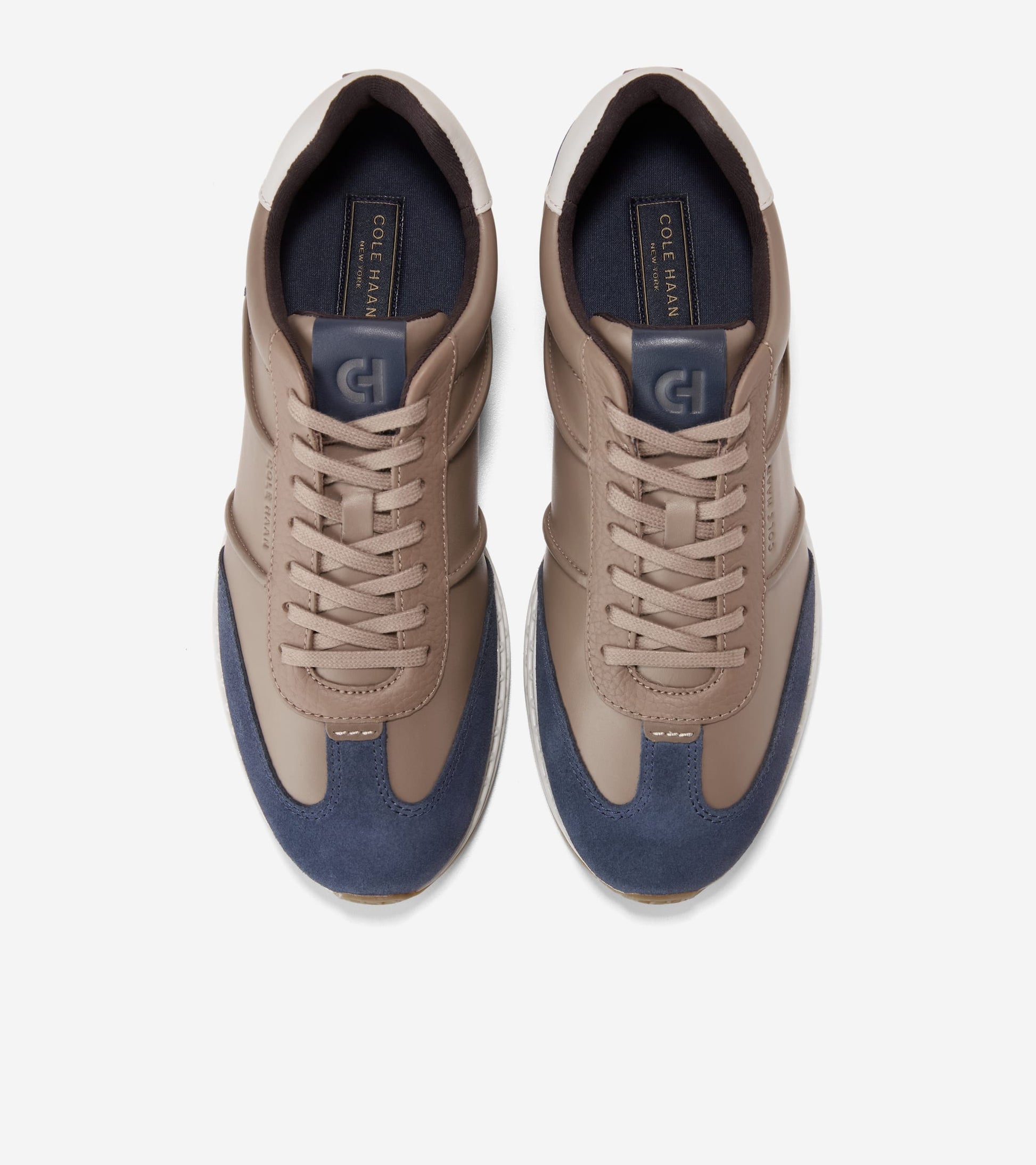 C44619:CH IRISH COFFEE / NAVY BLAZER SUEDE / PUMICE STONE