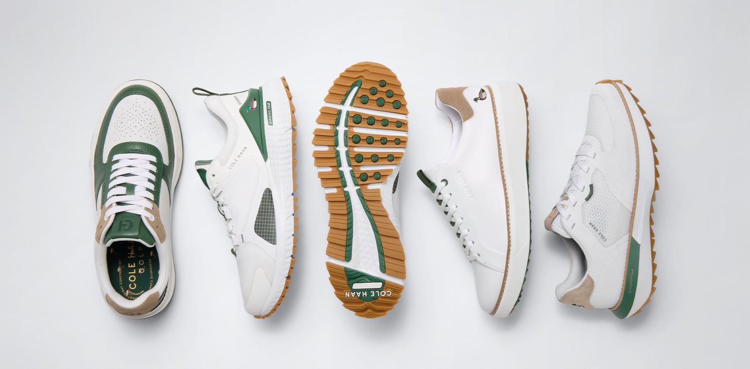 Men's oxfords sitting on foam