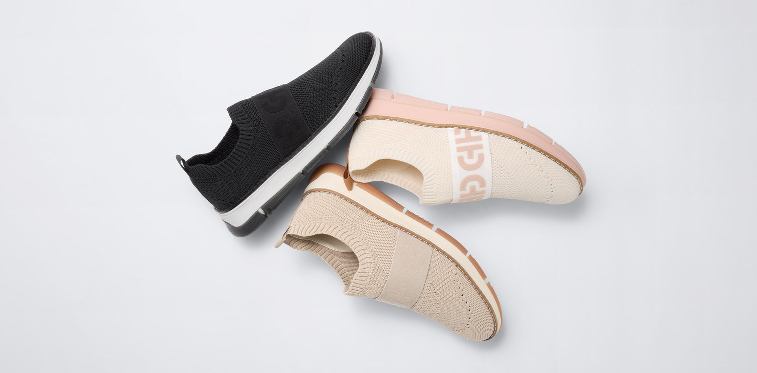 Men's oxfords sitting on foam